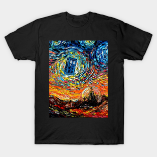 Doctor Who T-Shirt - van Gogh Never Saw Gallifrey by sagittariusgallery